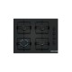 ΕΣΤΙΑ ΕΝΤΟΙΧ.ΑΥΤ.ΥΓΡ. BOSCH POP6B6K30 BLACK CRYSTAL